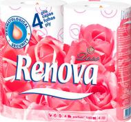 Туалетний папір Renova Deco чотиришарова 4 шт. Туалетний папір Renova Deco чотиришарова 4 шт.
