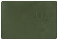 Обложка для паспорта 4PROFI Рassport UA на карте с тиснением зеленая