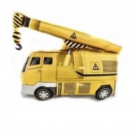 Шарик фольгированный Твоя Забава Мини фигура кран 25 см желтый