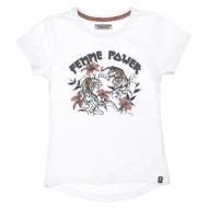 Футболка для девочек DJ Dutchjeans р.104 белый V42022-45