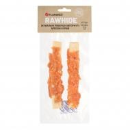 Лакомство Flamingo жевательные ребрышки обернутые мясом курицы для собак 17 см 2 шт.