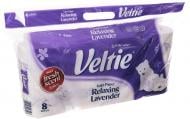 Туалетная бумага Veltie Relaxing Lavender трехслойная 8 шт.