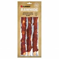 Лакомство Flamingo стики обернутые мясом утки для собак 28 см 3 шт.
