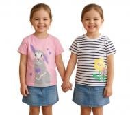Футболка для девочек HW 2 шт. р.80/86 разноцветный 55062_J55046 Футболка для девочек HW 2 шт. р.80/86 разноцветный 55062_J55046