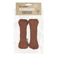 Лакомство Flamingo жевательные кости обернутые мясом утки для собак 15 см 2 шт.