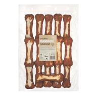 Лакомство Flamingo жевательные кости обернутые мясом утки для собак 15 см 16 шт.