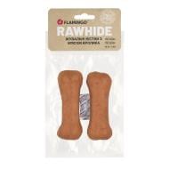 Лакомство Flamingo жевательные кости обернутые мясом кролика для собак 10 см 2 шт.