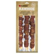 Лакомство Flamingo жевательные стики обернутые мясом кролика для собак 28 см 3 шт.