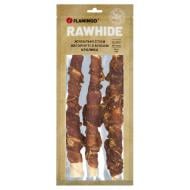 Лакомство Flamingo жевательные стики обернутые мясом кролика для собак 25 см 3 шт.