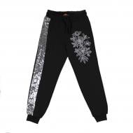 Брюки спортивные Danaya с пайетками р.140 черный с серебристым ШЯ19-155/3