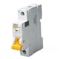 Автоматический выключатель UEC SB-M9 1P 63A B 6kA MCB60-1-063-B
