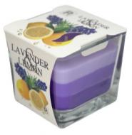 Свеча ароматическая Pako-If ароматизированная Квадрат 7 х 6.3 см Лимон - Лаванда