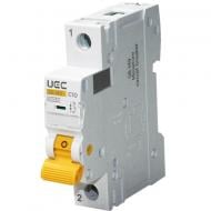 Автоматический выключатель UEC SB-M9 1P 10A 6kA MCB60-1-010-C