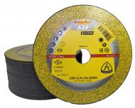 Круг відрізний Klingspor A24 Extra 150x2,5x22,23 мм 25 шт. 235375