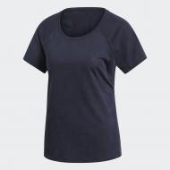 Футболка Adidas TRNG TEE AI DU6790 р.2XS темно-синий