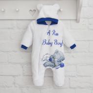 Человечек для мальчика Blanka Мишка р.80 белый 110162