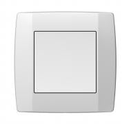 Выключатель одноклавишный проходной проходной одноклавишный TEM Logiq без подсветки белый SQ60PWXO-U