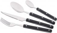 Набор столовых приборов Ardesto Gemini Aosta 16 шт. черный AR1916AS