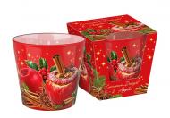 Свеча ароматическая Bartek Candles Коричное наслаждение 115 г