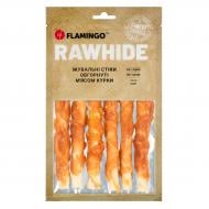Лакомство Flamingo жевательные стики обернутые мясом курицы для собак 15 см 6 шт.