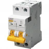 Автоматический выключатель UEC SB-M9 2P 25A 6kA MCB60-2-025-C