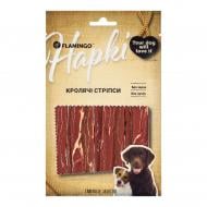 Ласощі Flamingo стріпси з м'ясом кролика для собак 75 г Ласощі Flamingo стріпси з м'ясом кролика для собак 75 г