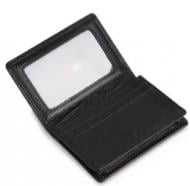 Визитница Card Holder 105х78х18 мм черная 7625 Deli
