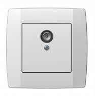 Розетка TV оконечная TEM Logiq TVR 0dB белый KQ10PWXO-U