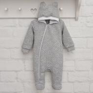 Человечек унисекс Blanka Капитон р.68 серый 110115