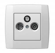 Розетка TV оконечная TEM Logiq 3dB TVR-SAT белый KQ16PWXO-U