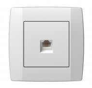 Розетка телефонная TEM Logiq TF RJ11 6/4 белый KQ36PWXO-U