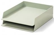 Лоток для паперів Nusign зелений 2 вiдділи NS021 Deli Лоток для паперів Nusign зелений 2 вiдділи NS021 Deli
