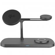 Беспроводное зарядное устройство Proove Magnetic Field Pro 3 in 1 Black (WSMP15002001)