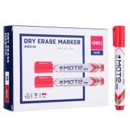 Маркер для белой доски Deli 2 мм с возможностью дозаправки красный EU00340