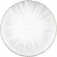 Тарілка обідня Ardesto Mallow 26,5 см прозора AR5013 Тарілка обідня Ardesto Mallow 26,5 см прозора AR5013