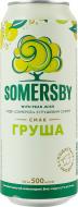 Сидр Somersby 4,7% с грушевым соком напитком Груша 0.5л