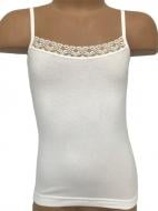 Майка детская для девочекдетские Bibo 33074 р.104 белый