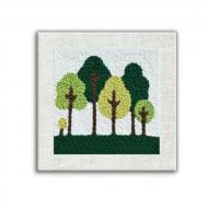 Набор для ковровой вышивки Brushme Зеленый покой