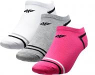 Носки 4F HJL20-JSOD003-55S+25M+10S р.36-38 белый/серый/розовый 3 шт.