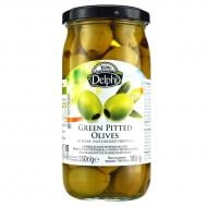 Оливки DELPHI зелені без кісточки 350г