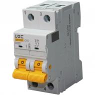 Автоматический выключатель UEC SB-M9H 2P 63A C 10кA MCB100-2-063-C