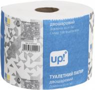 Туалетная бумага UP! (Underprice) 65 м двухслойная 1 шт.