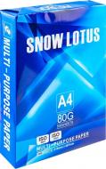 Бумага офисная SNOW LOTUS A4 80 г/м белый 500 листов