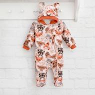 Комбінезон дитячий для дівчинки Blanka Тваринки р.68 коричневий 110356