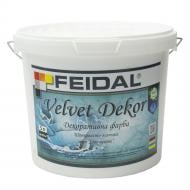 Декоративна фарба Feidal Velvet Dekor матовий перламутровий 5 л