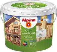 Лазурь Alpina AQUA LASUR FUR HOLZ шелковистый мат 10 л