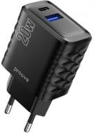 Зарядное устройство Proove Speed Surge 20W (USB + Type-C) black (WCSS20120001)
