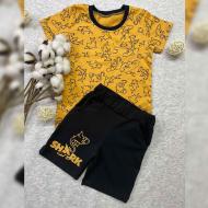 Костюм для хлопчиків Blanka Акули р.134 жовтий 12657