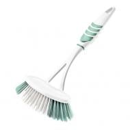 Щетка для мытья посуды Titiz Plastik SOFTON с ручкой горизонтальная бирюзовая 1 шт.