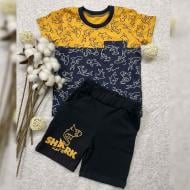 Костюм для хлопчиків Blanka Акули р.134 жовтий 12654